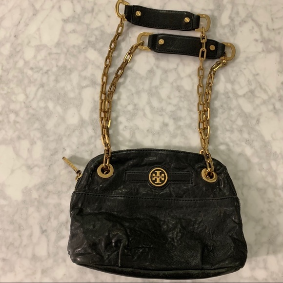 Tory Burch Mini Dena black convertible strap purse - Picture 5 of 16
